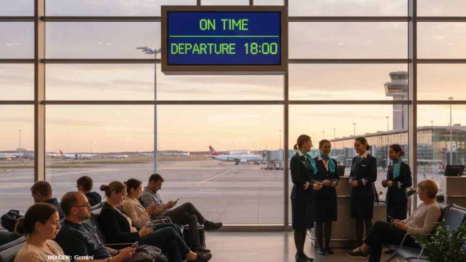 Una aerolínea mexicana es la más puntual del mundo