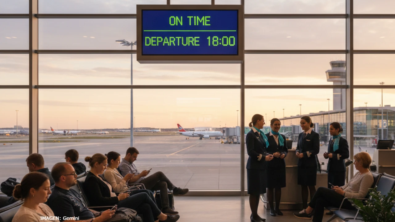 Una aerolínea mexicana es la más puntual del mundo