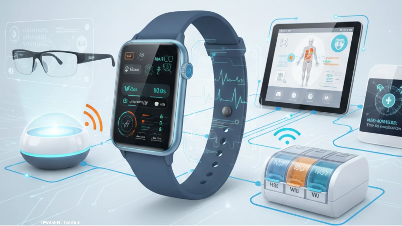 Entre la tecnología para el cuidado de la salud se encuentran los sistemas de monitoreo remoto y dispositivos portátiles que registran parámetros de salud.