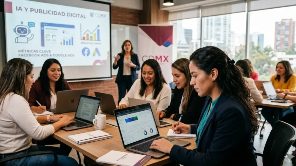 Mujeres emprendedoras participan en clase de inteligencia artificial impulsada por SEDECO en Ciudad de México