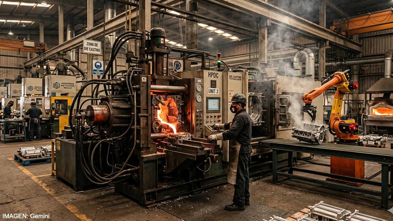 México se posiciona como actor clave en la industria del die casting