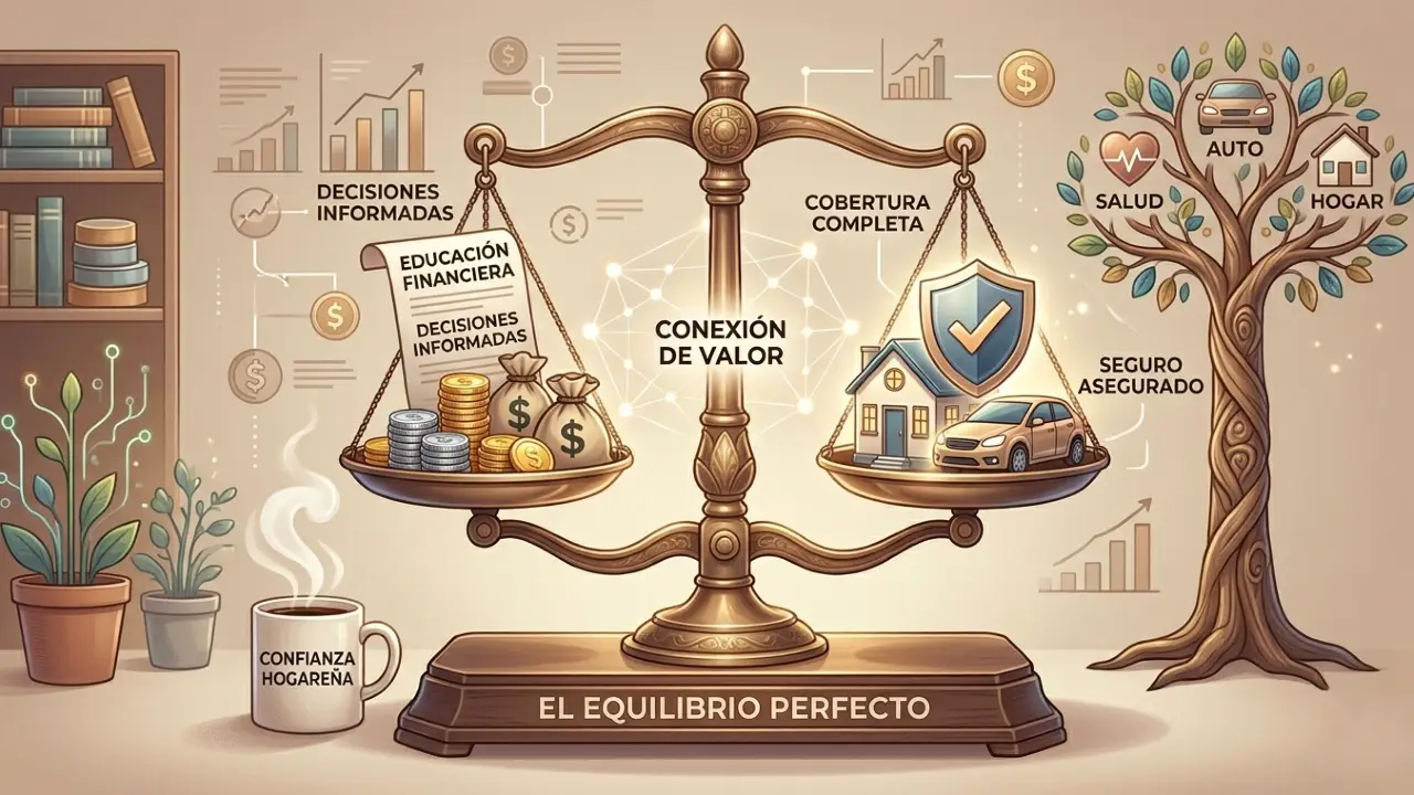 La educación financiera y la cultura aseguradora mantienen una relación directa. 