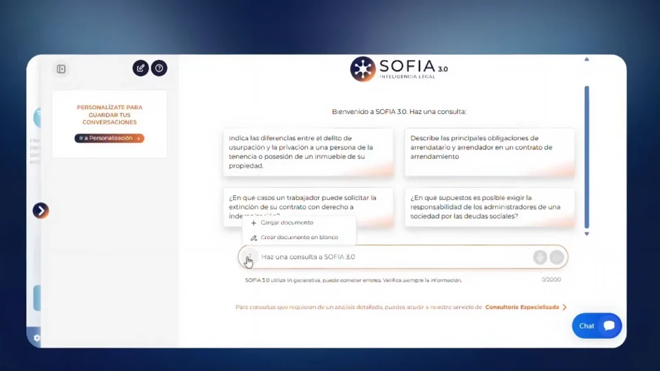 SOFIA 3.0 acelera la inteligencia artificial jurídica