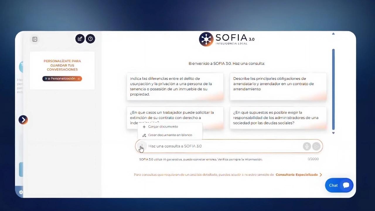SOFIA 3.0 acelera la inteligencia artificial jurídica