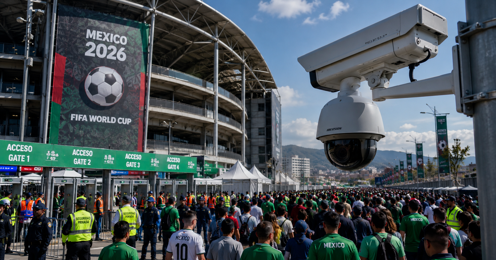 La importancia de la seguridad en 2026: videovigilancia e IA serán claves durante el Mundial