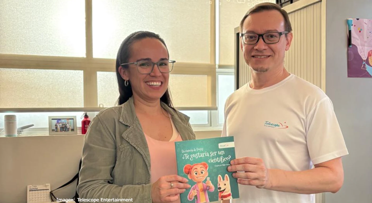 Emprendedores de Costa Rica: Geisel Alpízar del programa Niñas Supercientíficas del TEC, recibió la donación de ejemplares de la ciencia de Doris, de Pablo Torres.