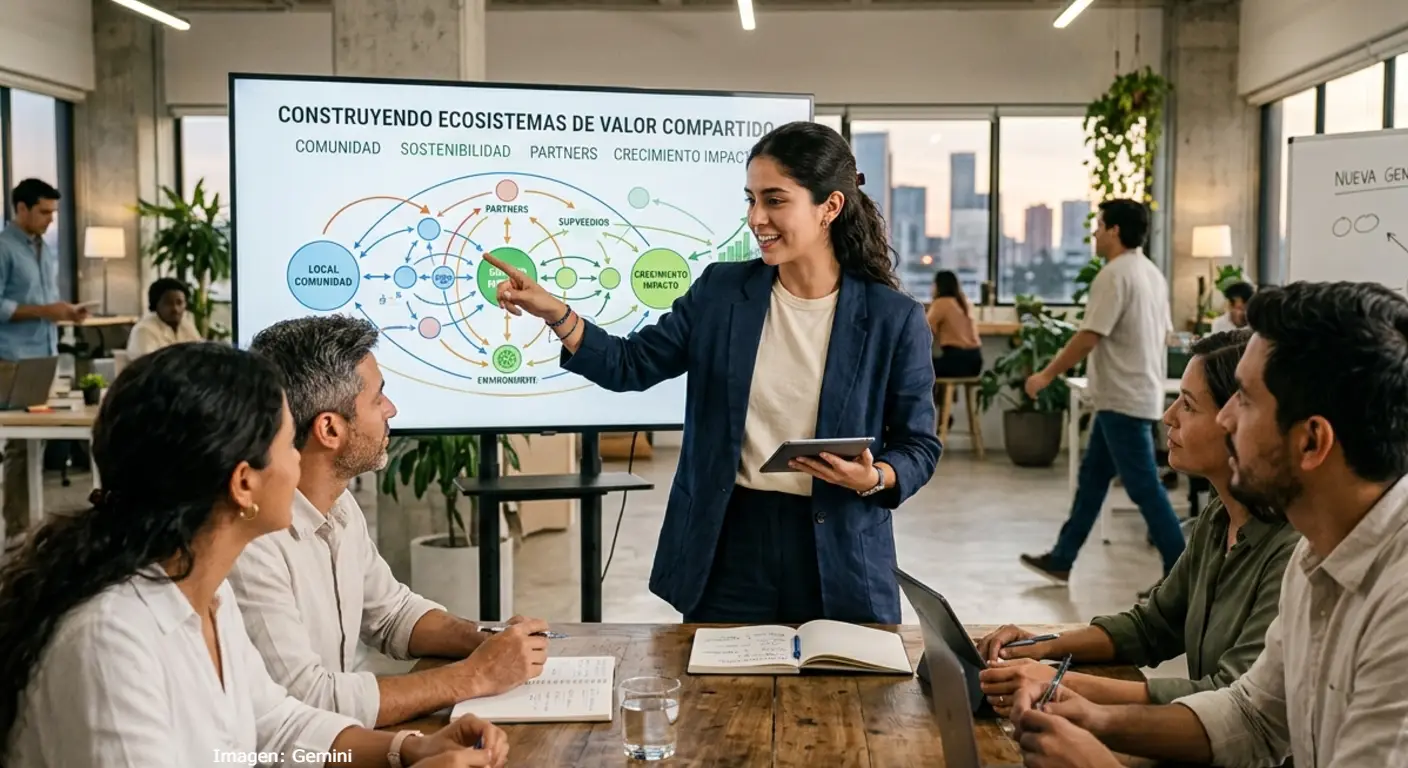 Porque una empresa puede vender. Un ecosistema, en cambio, crea oportunidades a partir del valor compartido.